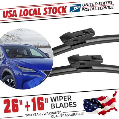 1 pair 26''+16'' TOP-LOCK Wiper Windshield Rain Blade For 2018-2021 TOYOTA C-HR