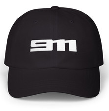 Porsche 911 Embroidered Script from 992 Badge - Unstructured Dad Cap / Hat