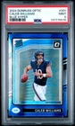 2024 PANINI DONRUSS OPTIC BLUE HYPER #201 CALEB WILLIAMS ROOKIE RC PSA 9