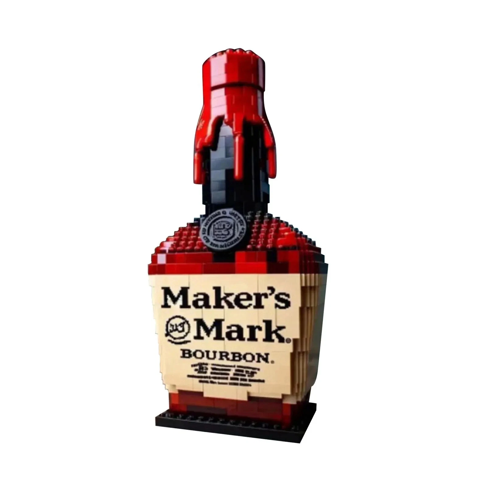 2026 Markers Mark Building Blocks Whiskey Bottle Wine Culture  Decor