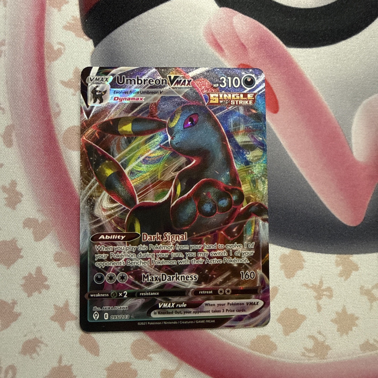 Pokemon Evolving Skies - Umbreon VMAX Ultra Rare 095/203