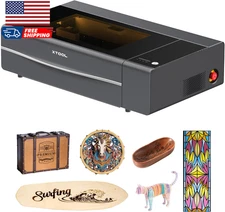 P2 55W CO2 Laser Cutter Smart Desktop CO2 Laser Engraver and Cutter Machine Dual