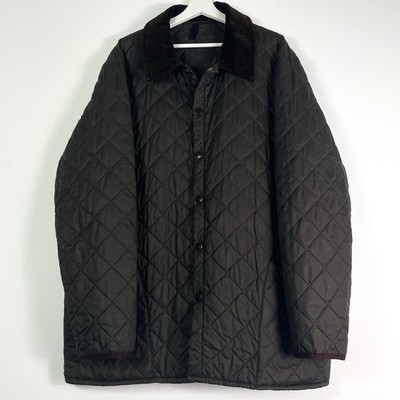 Barbour Jacke Steppjacke Gr.XL/XXL Herren Braun Herrenjacke Cordkragen Klassisch