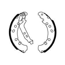 Bremsbackensatz hinten für Toyota Aygo X B7 Yaris P13 P21 P9 id84346