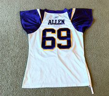 Reebok Minnesota Vikings Jared Allen Women's Embroidered NFL Jersey - Medium