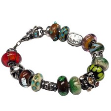 Trollbeads Glass Beads Charm Bracelet