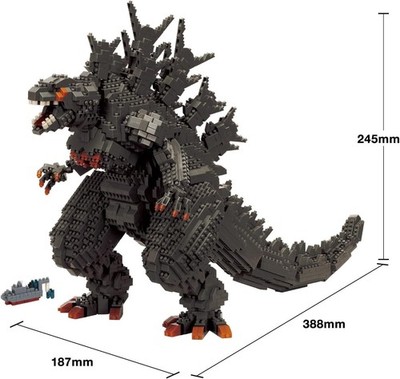 【新品】nanoblock ゴジラ (2023) デラックスエディション Nanoblock Godzilla (2023) Deluxe Edition NB-06 [3.9×16.5×11.0
