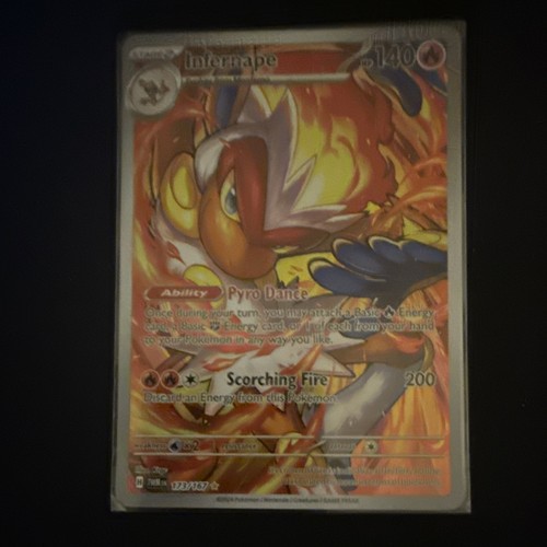 The Pokemon Company Infernape 173/167 Sv06 Twilight Masquerade IR Holo Eng
