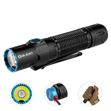 Olight  Warrior 3S High Beam Tactical Flashlight 2300 Lumens - Black Safe
