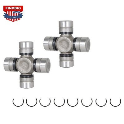 2* Front Greasable U Joint Kit For Ford F250 F350 Super Duty 2005-14 For 5-1510X