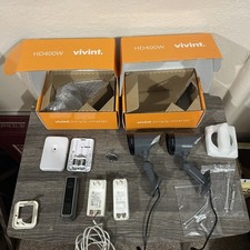VIVINT VS-HDW400-110 Wide Angle Night Vision Waterproof Cameras, Doorbell, More.