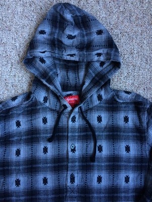 supreme Hooded Shadow Plaid Shirt シュプリーム F/W 2014 Supreme Shadow Plaid Hooded Flannel | eBay