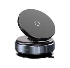 Vacuum Magnetic Phone Holder For Car Strong Magnetic Phone Mount 360 Suction