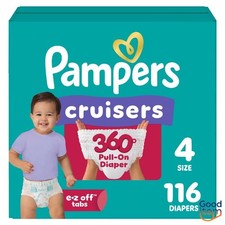 Pampers Cruisers 360 Diapers - Size 4 - 116ct: 22 to 37 lbs, Hypoallergenic