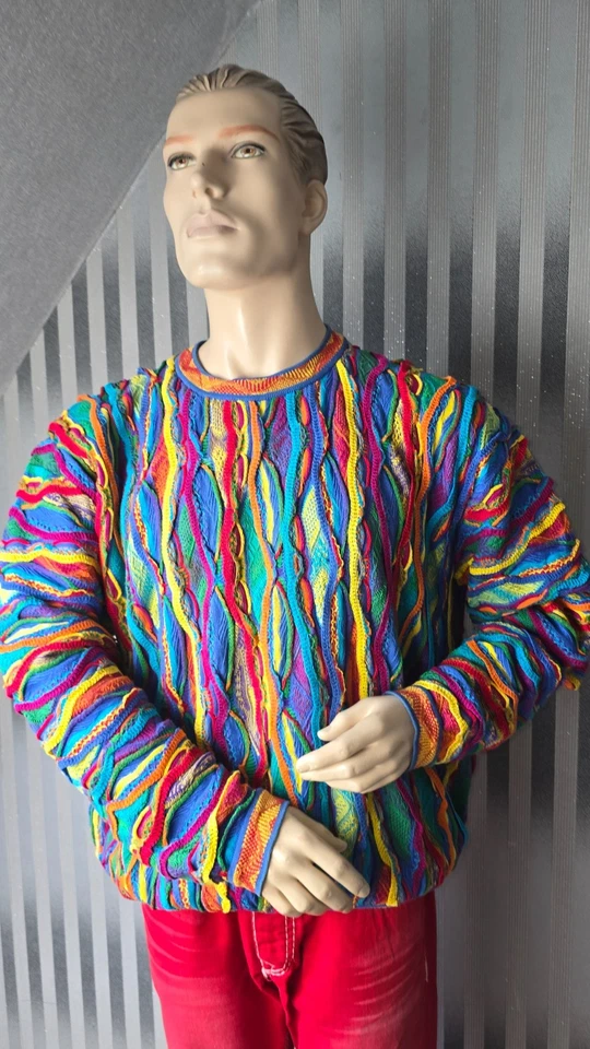 Vintage 90s COOGI AUSTRALIA Pullover, Sweater Multicolor size XL (Größe:54) 3D - Bild 4 von 4