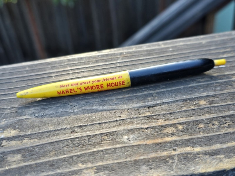Vintage Mabel’s Whore House Collectable Pen Las Vegas, NV Arkansas 