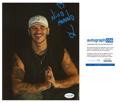 NICO MORENO SIGNED EDM TECHNO DJ 8x10 PHOTO - ACOA COA