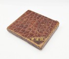 ANTIQUE ASPREY CROCODILE / ALLIGATOR LEATHER CIGARETTE CASE c1910