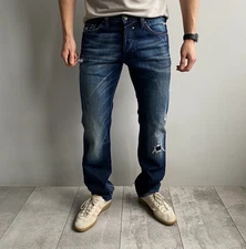 Vintage 00s Diesel Safado Y2K Damage Slim-Fit Jeans Size 32x32 (fit’s S) Italy