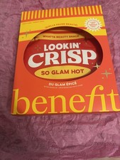 Benefit Lookin Crisp Make Up Bag BN 9 x 7 inches