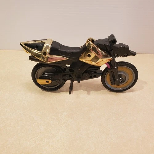 vintage 2002 Bandai Power Rangers Wild Force Black Savage Cycle incomplete