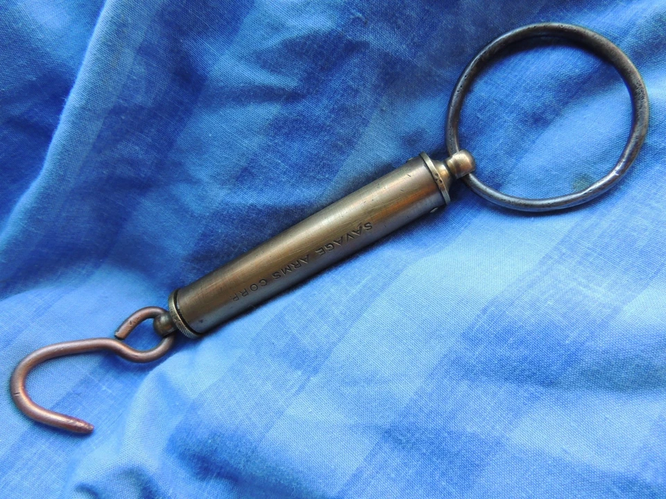 Peson ancien en laiton à ressort CHATILLON outil  - Photo 2/4