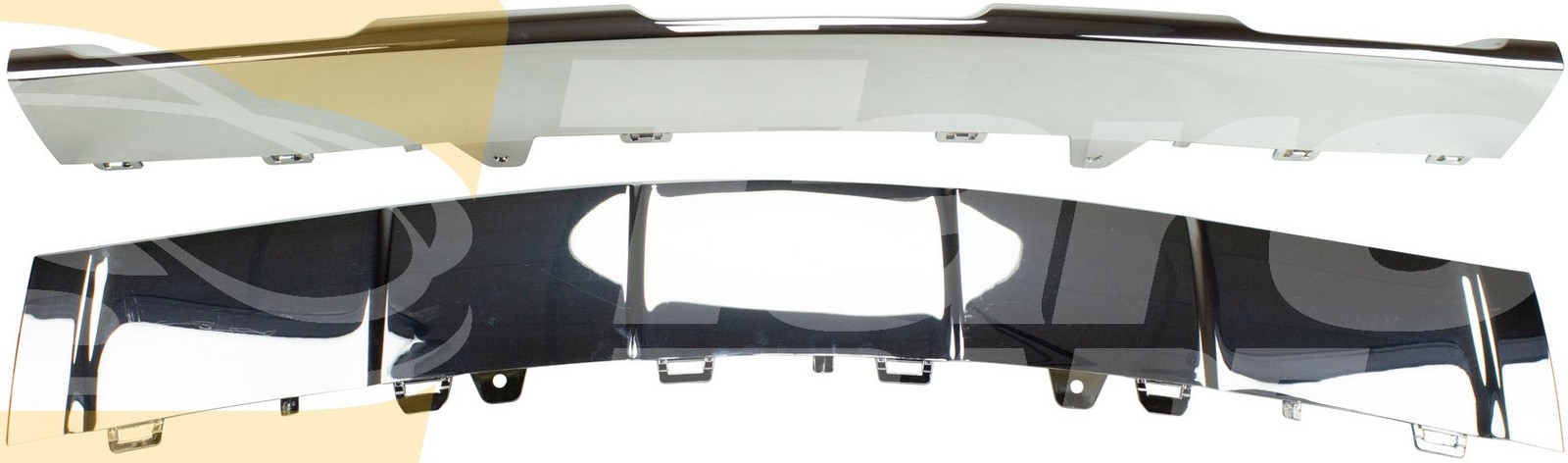 Baguette de rechange grille Mercedes GLE W166 calandre sport