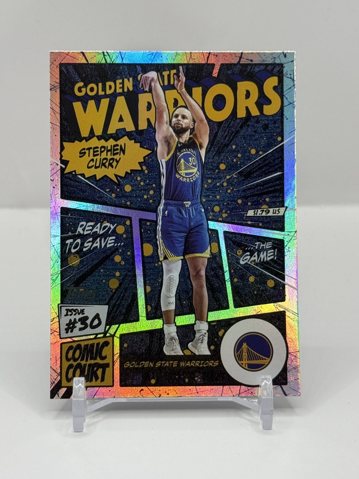 2025-26 Topps Stephen Curry #CC-2 Comic Court *CASE HIT SSP