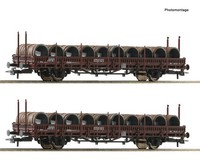Roco 6600120 H0 2-Tlg. Set: Schwenkrungenwagen, ÖBb