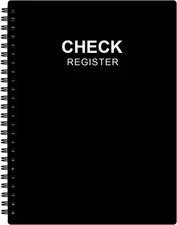 Check Register – A5 Check Book Register Books with Check & Transaction Registers
