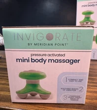 Invigorate Pressure Activated Mini Body Massager Soothing Vibration New