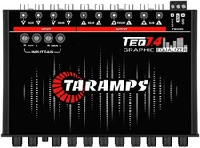 TEQ 7.4 Pro Car Audio Systems 7 Band Graphic Equalizer EQ Blue Lighting Advance 