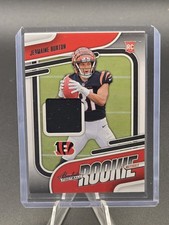 2024 Absolute Football Jermaine Burton Rookie Materials Jersey Relic ARM-JBN...