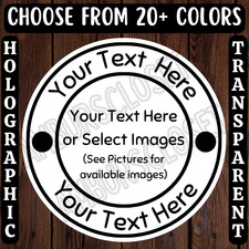 40 CUSTOM BUSINESS STICKERS SEALS LABELS 2" ROUND THANK YOU SCRATCH RESISTANT