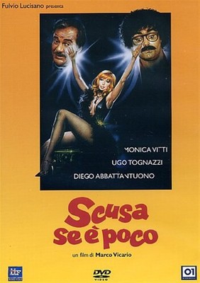 DVD Entschuldigung, wenn es wenig ist Monica Vitti Ugo Tognazzi Diego Abbattanthomme neu 1982