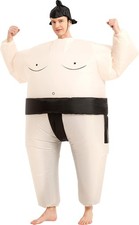 Inflatable Costume Adult,Blow Up Wrestler Costumes,Inflatable Sumo Black