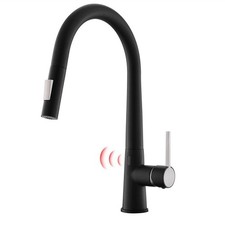 AIMADI Pull Down Sprayer Kitchen Faucet w/ Advanced Spray in Matte Black