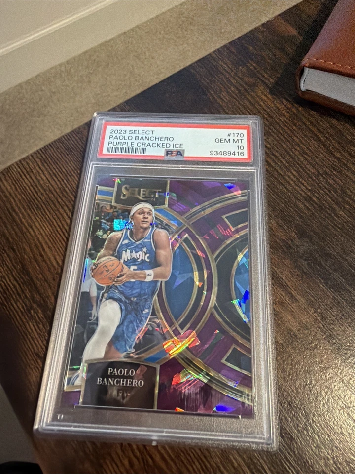2023 Select Premier Paolo Banchero #170 - Purple Cracked Ice /99 - PSA 10 - Image 4 of 4