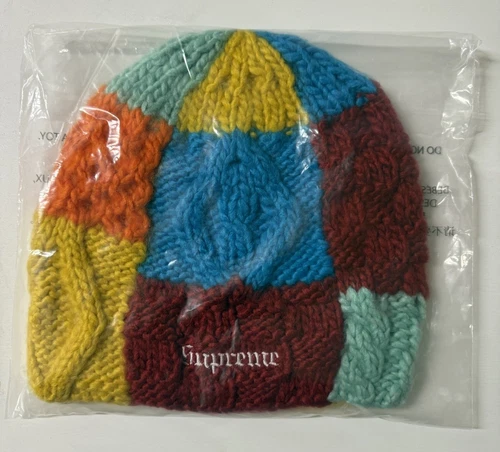 SUPREME SS25 BLOC BONNET TRICOT MULTICOLORE