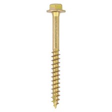 TIMCO Solo Coach Screw ZYP 6.0 x 100 Gold Pack 8
