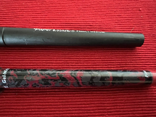 🔴 Papermate Penne Marqueur Gel Writer Et Flair Avec Trousse Vintage - Photo 4 sur 12