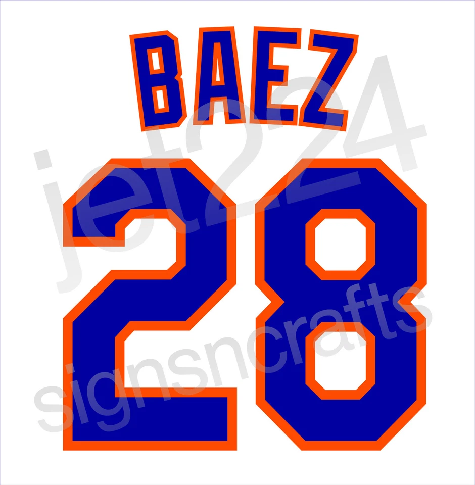 NY METS STICKER DECAL 2010s Baez Cespedes McCann Conforto Frazier Dickey deGrom+ - Image 2 of 4
