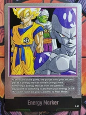 Son Goku Frieza E-57	Silver Energy Marker Dragon Ball Manga Booster Card Fusion