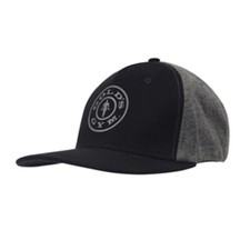 Golds Gym Flat Peak Cap Black/Grey Onesize Sc...