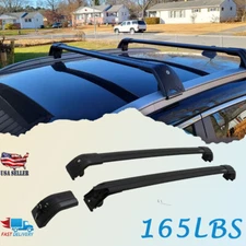 US Stock For Jaguar F-pace 2016-2024 Black Lockable Cross Bars Roof Rack Rails