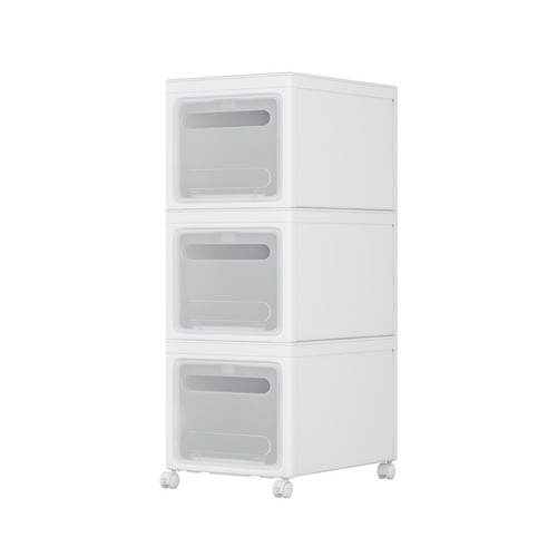 Mondeer White Plastic Storage Drawers Storage Chest on Wheels Removable eBay