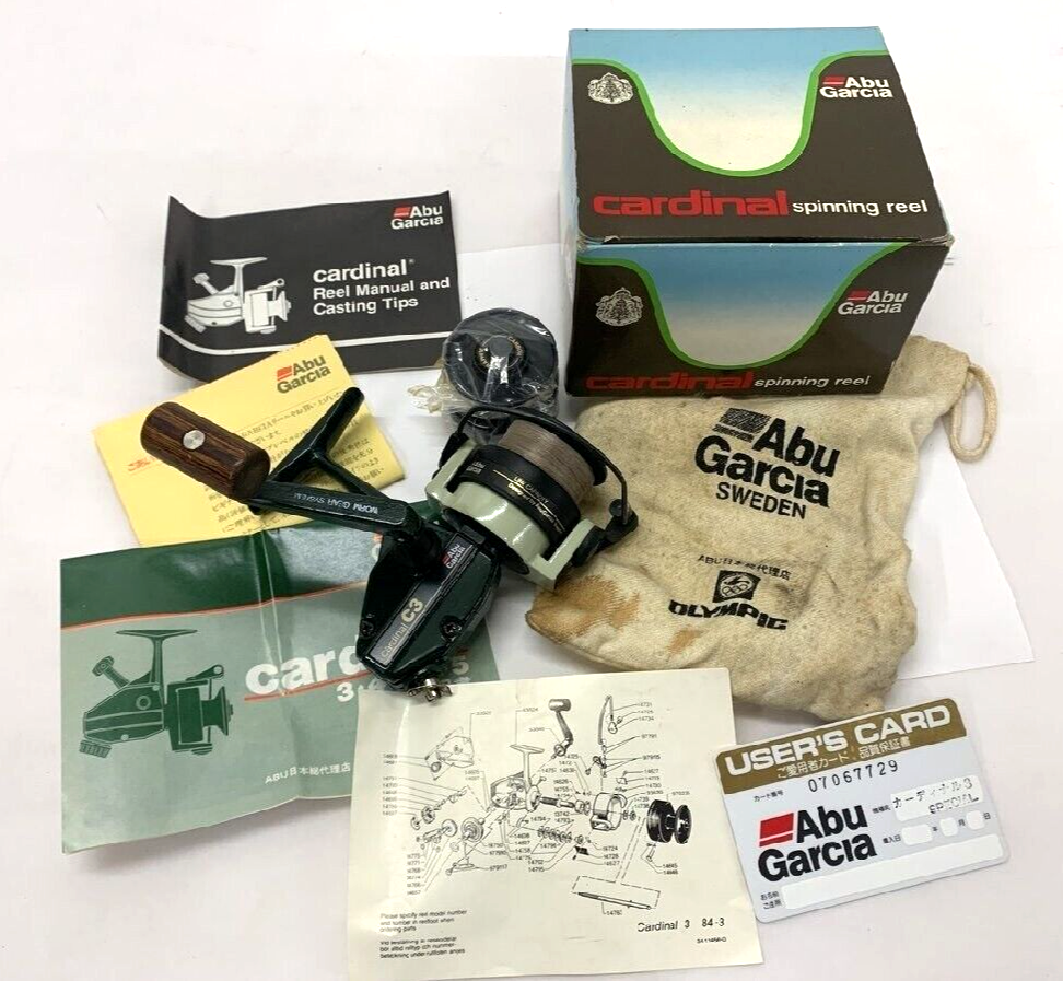 ABU GARCIA CARDINAL C3 Spinning Reel With Manual Quality Assurance 