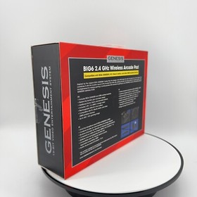 Retro-Bit Official Sega Genesis BIG6 Wireless Controller 6-Button Arcade Pad