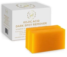 GOLD SNAIL Kojic Acid Dark Spot Remover Whitening Turmeric  Soap Original  Kojie