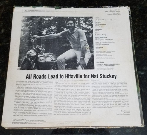 1969 Nat Stuckey, New Country Roads Album - Picture 2 of 2